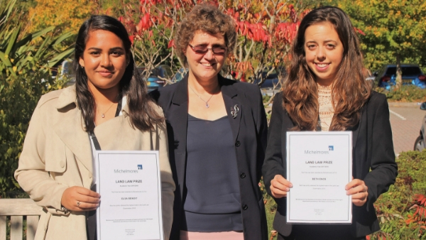 Michelmores awards latest Land Law prize to University of Exeter students