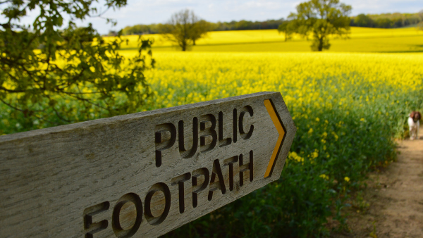 Public rights of way: Appeal confirms lower initial threshold