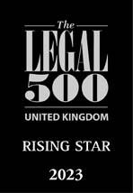 Legal 500 Rising Star 2023 Logo