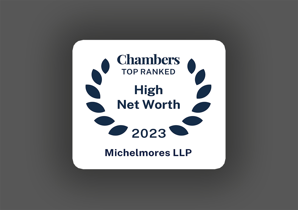 Chambers High Net Worth Guide 2023 recognises Michelmores with excellent reviews