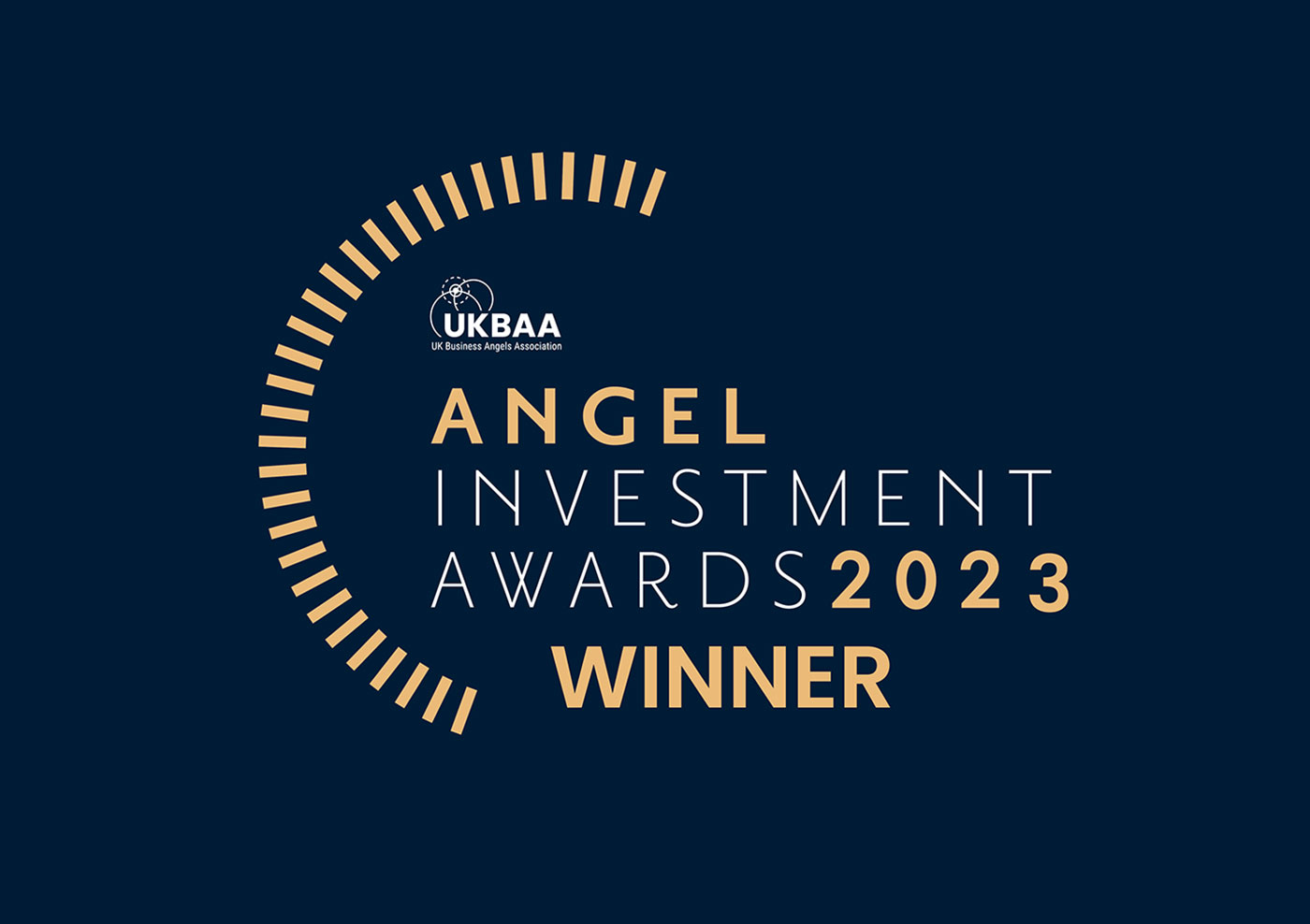 Angel investment awards 2023 winner logo