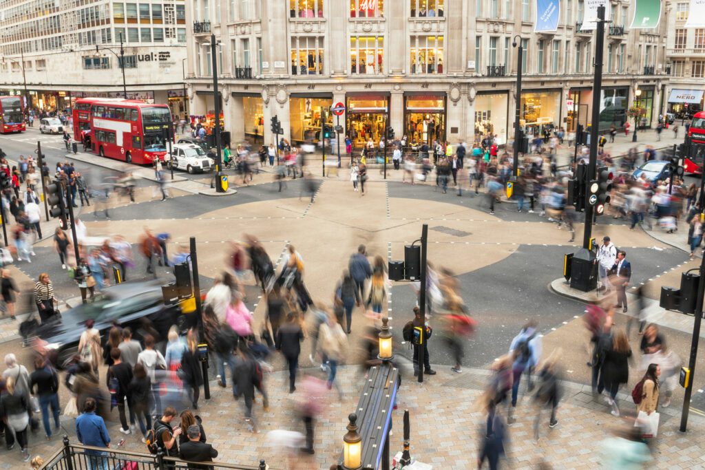 Oxford Circus crossing London