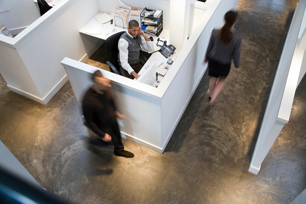 People in an office