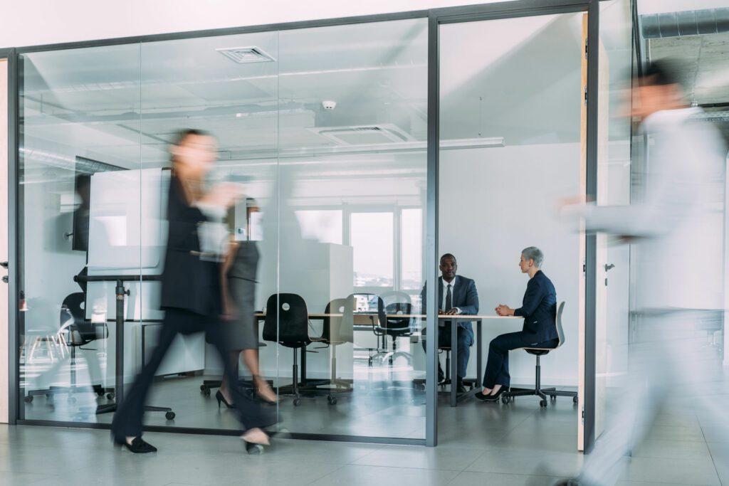 Business partners on meeting in the office