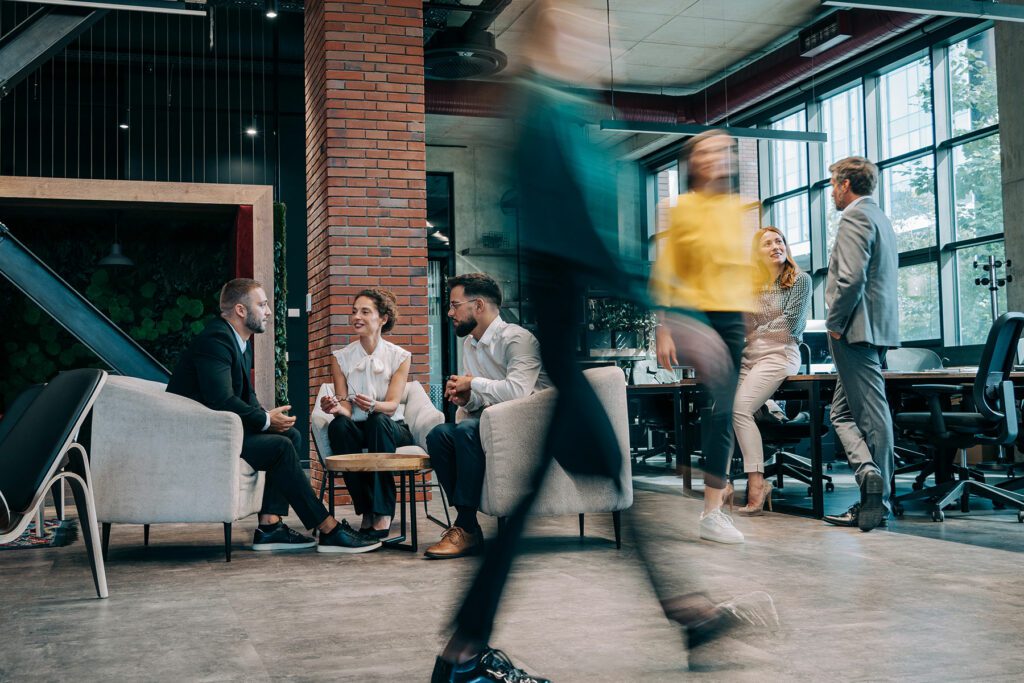 Business partners on meeting in the office