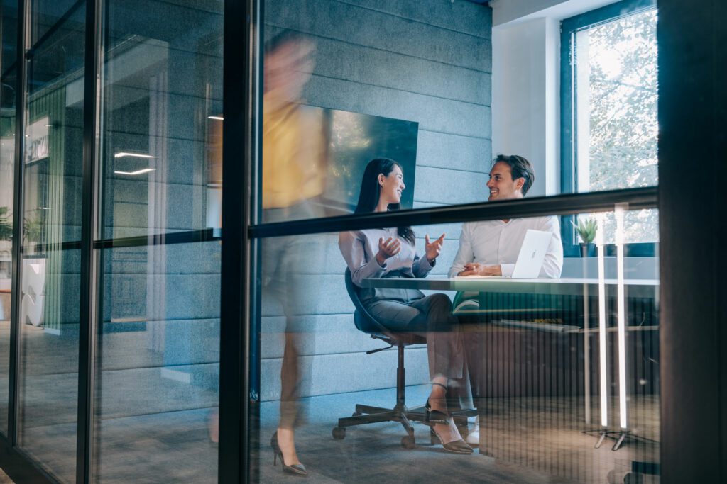 Business partners on meeting in the office