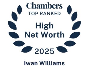 Iwan Williams Chambers HNW 2025 Logo