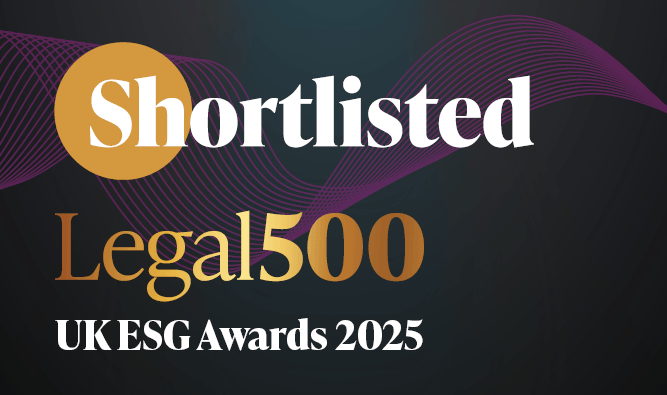 Legal 500 UK ESG Awards 2025