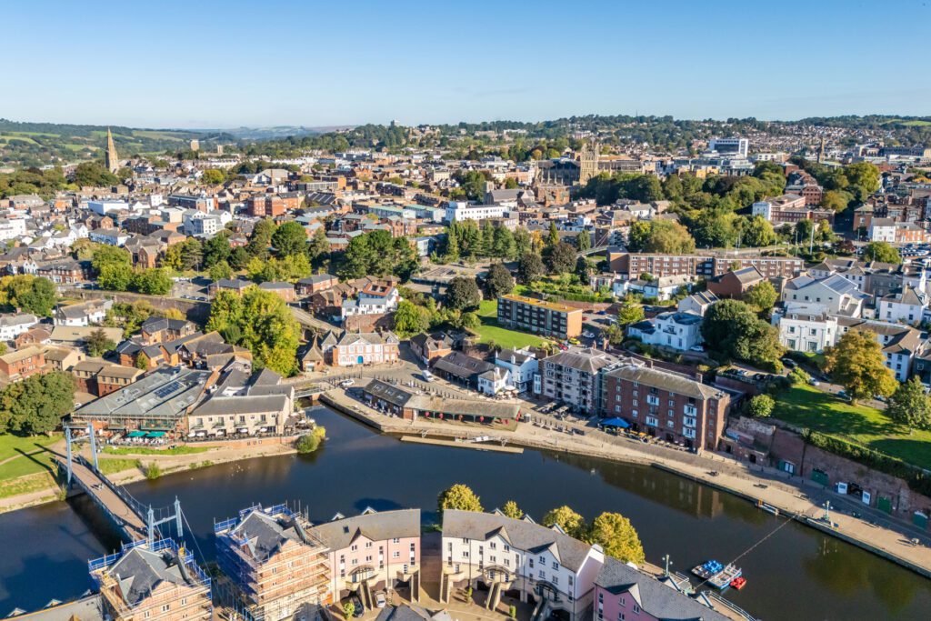 Exeter Quay at Cricklepit Bridge