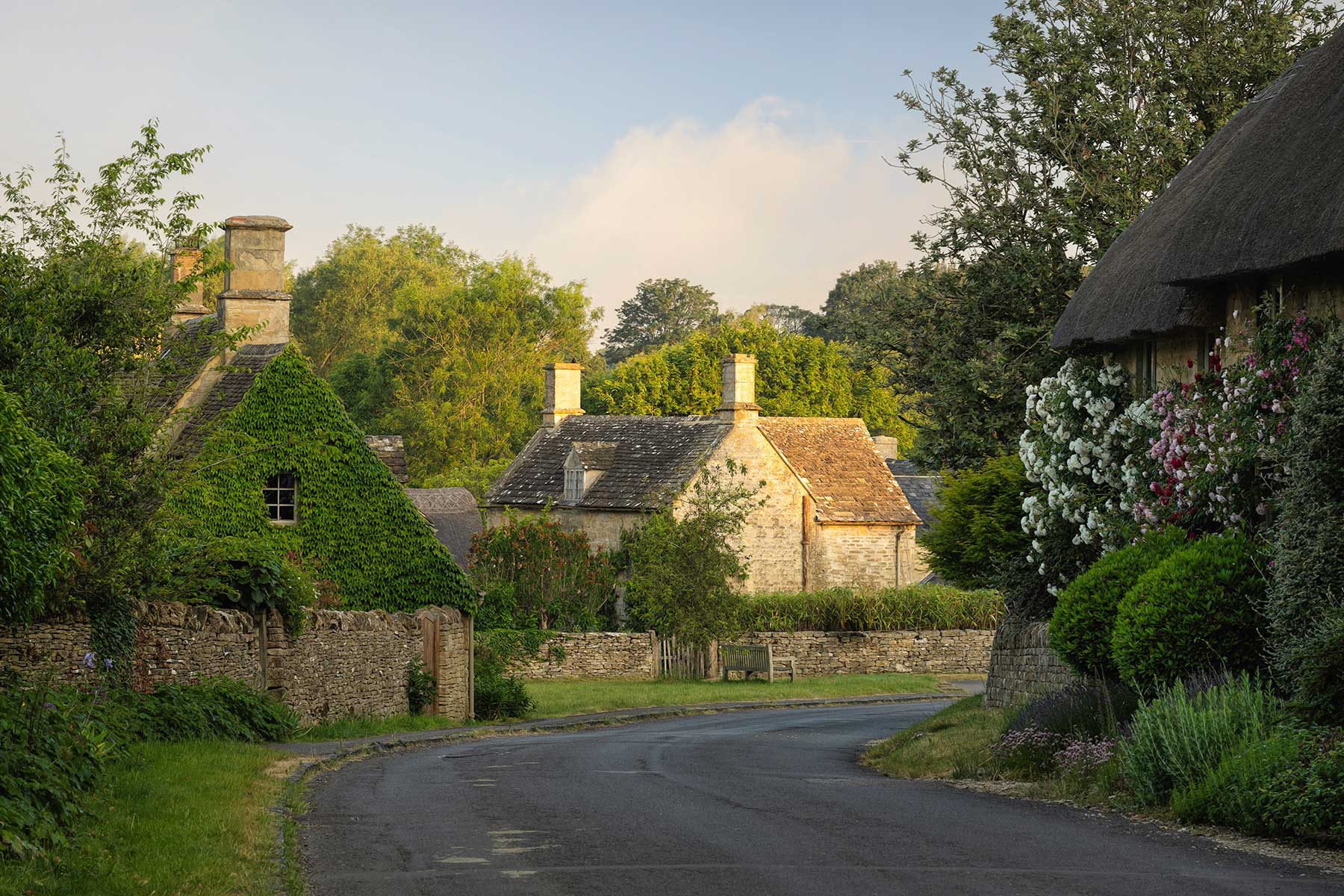 Taynton village near Burford, Cotswolds, England