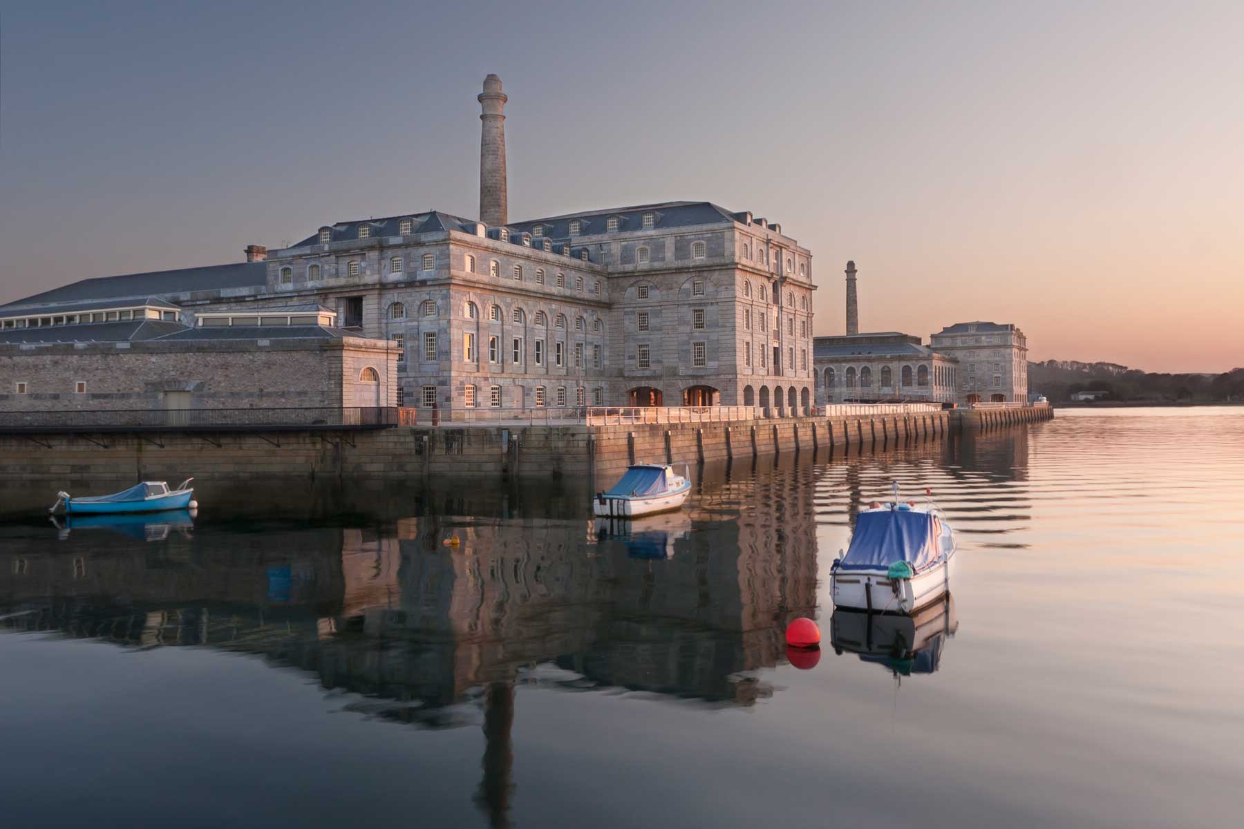 The Royal William Yard is a collection of Grade I listed buildings in Plymouth, Devon, England.