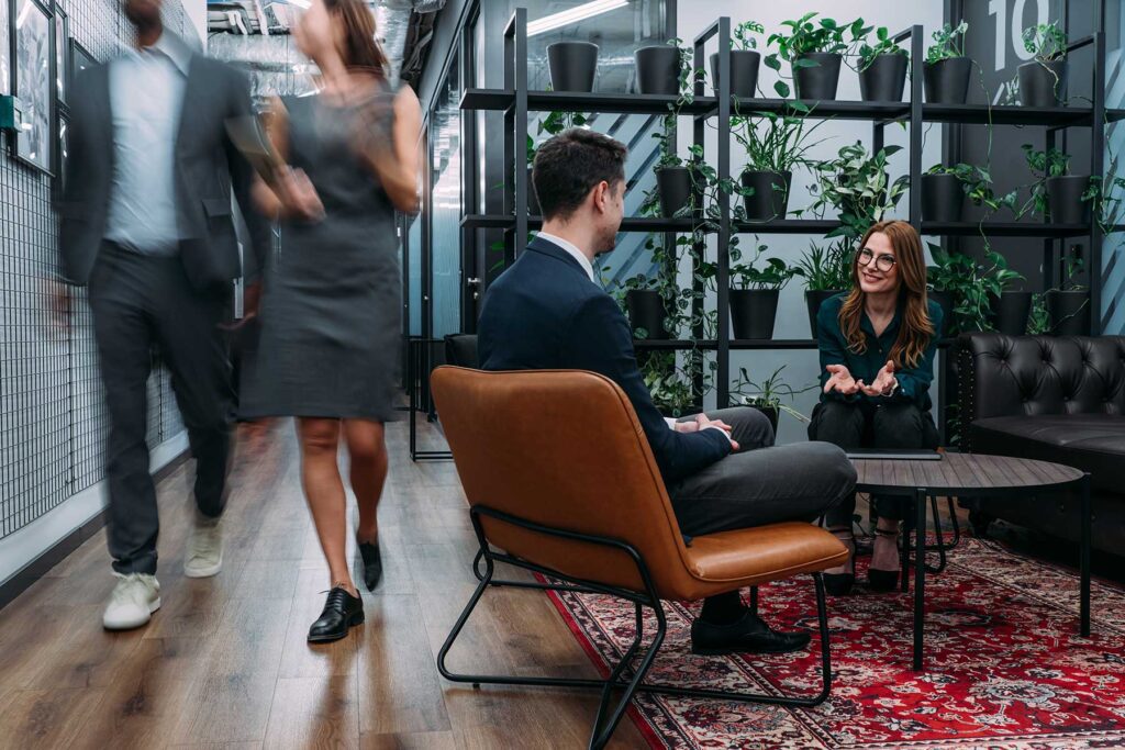 Business partners on meeting in the office