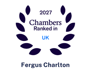 Chambers 2027 UK ranking badge for Fergus Charlton.
