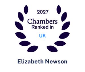 Chambers 2027 UK ranking badge for Elizabeth Newson.