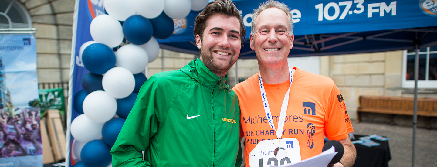 Winner of Michelmores Charity Run launches support bid to realise his athletic dream